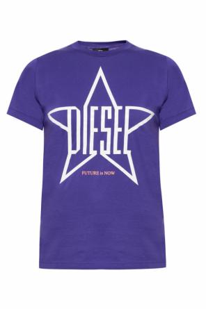 Branded star-motif t-shirt, zdjęcie 1 Branded star-motif t-shirt od Diesel